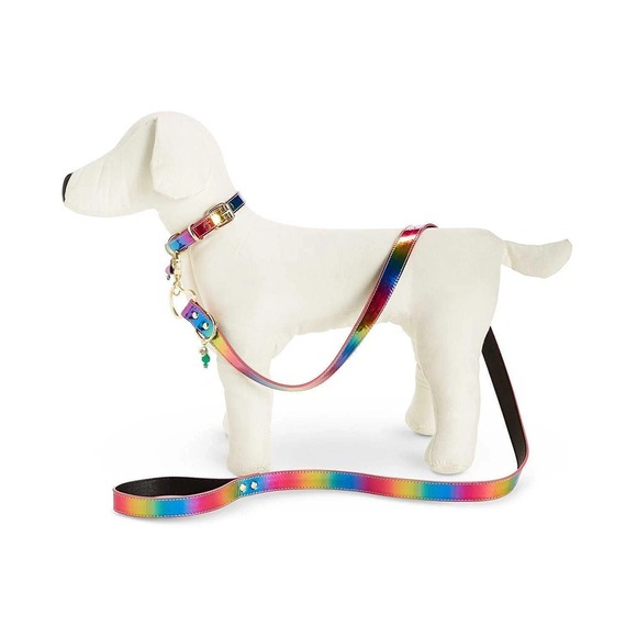 Betsey Johnson 48-in xox‎ Trolls Rainbow Dog Leash (Rainbow) - Picture 1 of 2